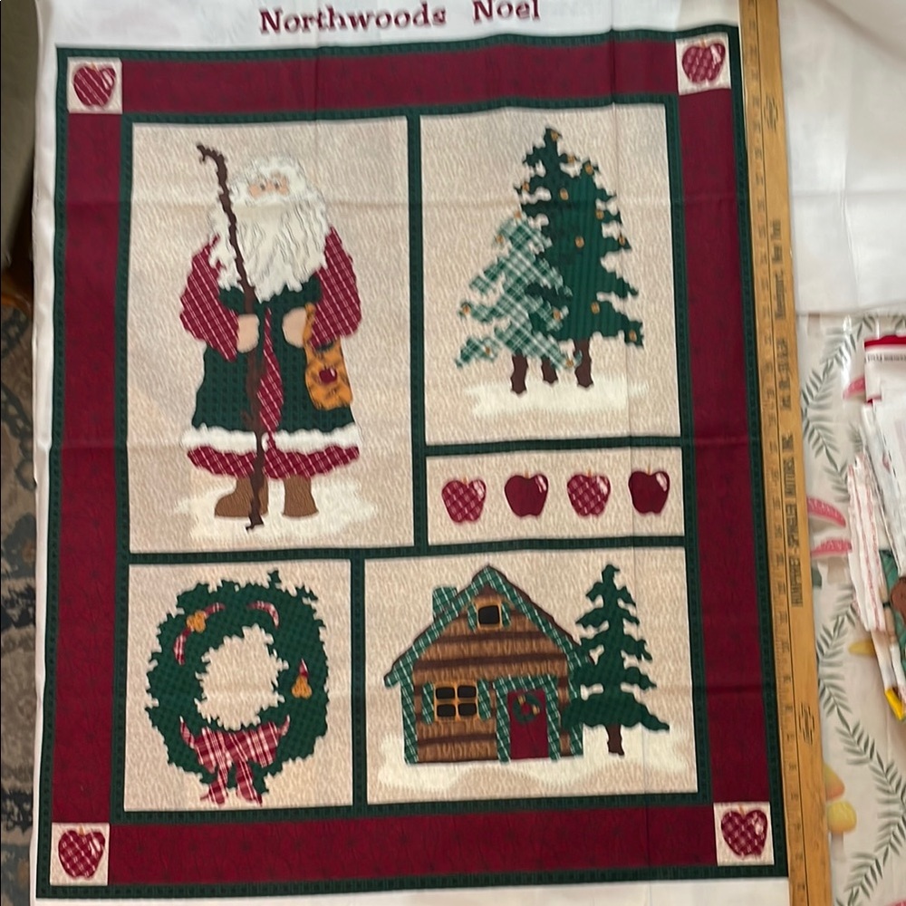 Northwoods Noel Holiday Quilt Panel